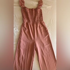 Women’s Dust Rose / Mauve Wide-Leg Jumpsuit